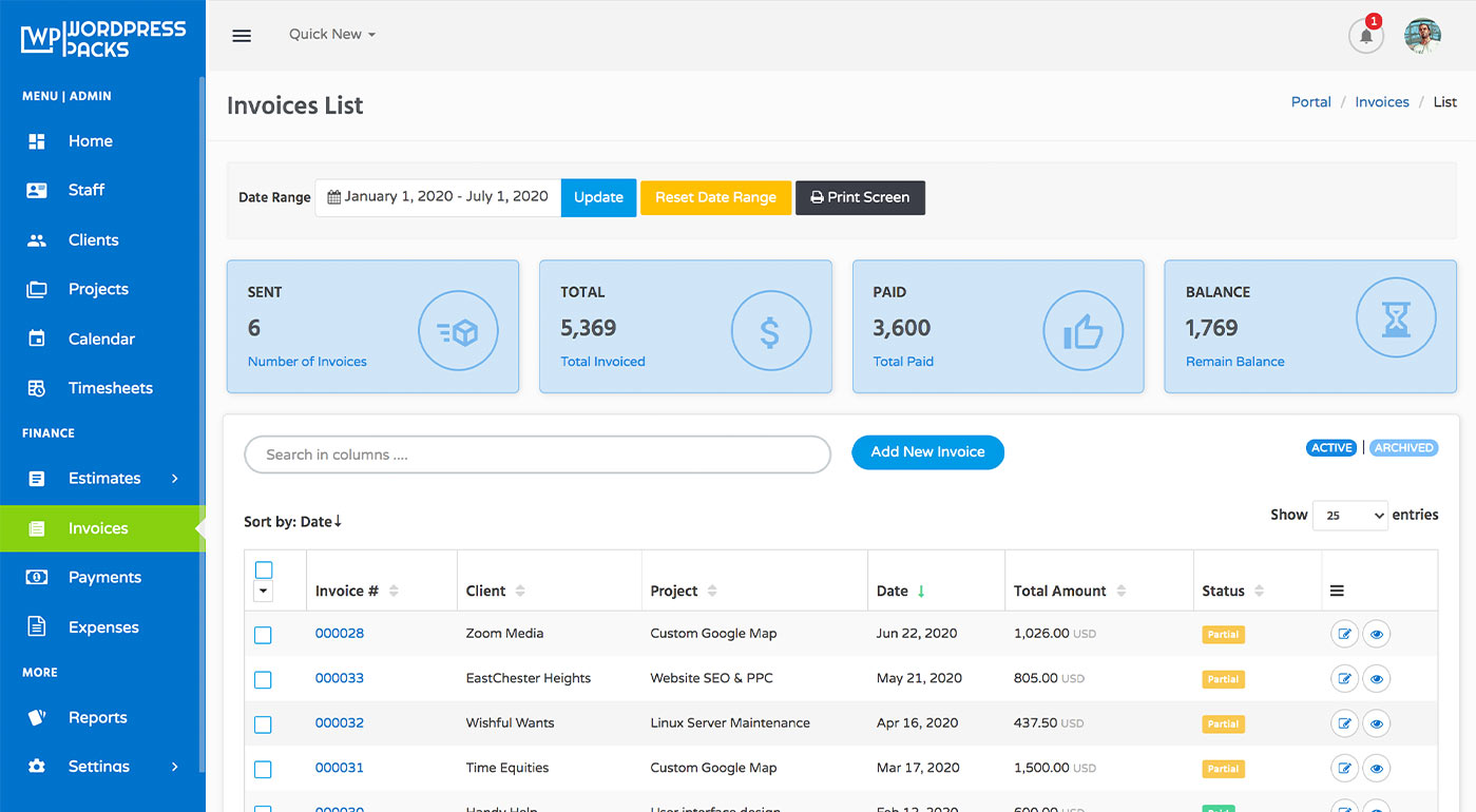 WordPress-Portal-Invoices-List.jpg